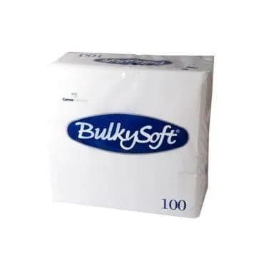 Lautasliina BulkySoft 38x38 cm 2-kertainen valkoinen,100 kpl/pkt