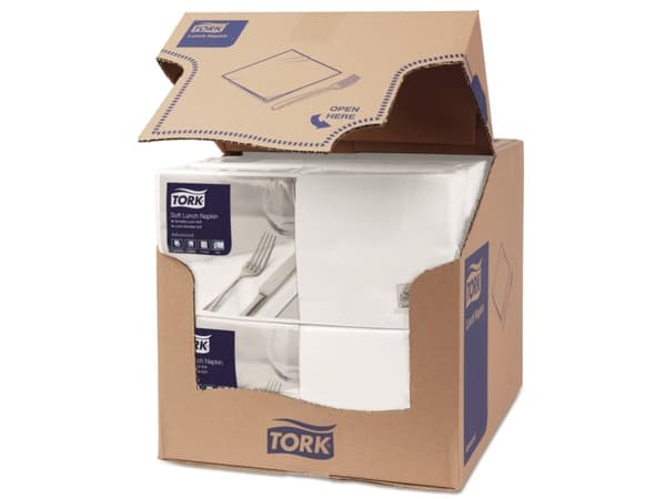 Tork 477414, Hvit, Monokromatisk, 325 mm, 328 mm, 328 mm, 162 mm