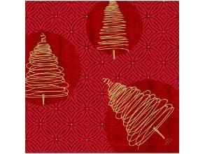 Serviet Dunisoft Airlaid 40x40 cm Elegant Trees,60 stk/pk