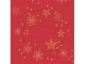 Serviet Dunilin 40x40 cm Star Shine Red,45 stk/pk