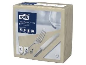 Tork servett 39x39 cm 2-lagig Natur, 12 st x 150 st/krt