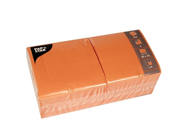 Papstar 81658, Orange, Mjukpapper, Monokromatiskt, 46,5 g/m ^, 330 mm, 330 mm