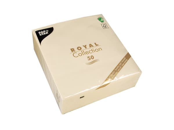 Papstar 11621, Sjampagne, Tørkepapir, Monokromatisk, 54 g/m², 400 mm, 400 mm