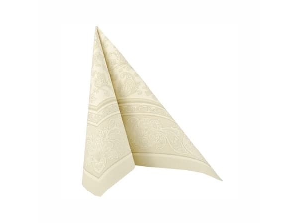 Papstar 11681, Champagne, Serviet, Mønster, 54 g/m², 400 mm, 40 cm