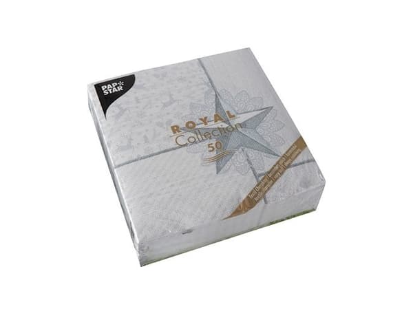 Papstar 87844, vit, servett, bild, 54 g/m², 400 mm, 40 cm