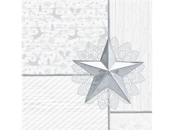 Papstar 87844, vit, servett, bild, 54 g/m², 400 mm, 40 cm