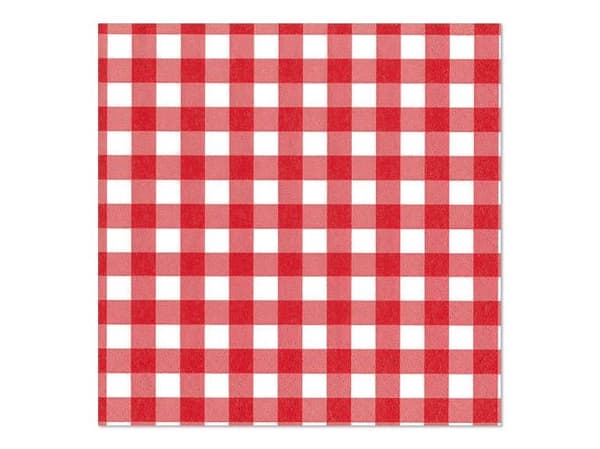 Papstar 87102, Röd, Vit, Mjukpapper, Mönstrad, 51 g/m ^, 330 mm, 33 cm