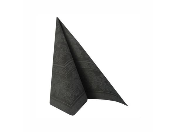 Papstar 19828, Sort, Tørkepapir, Mønster, 54 g/m², 400 mm, 400 mm