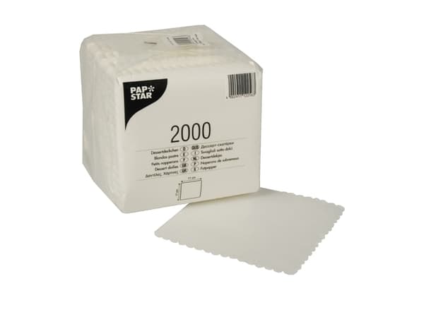 Papstar 12256, Vit, papper, Monokromatiskt, 17 g/m ^, 170 mm, 170 mm