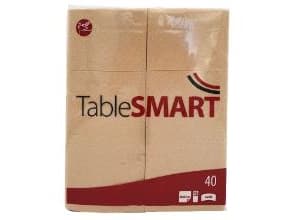 Serviet TableSMART 40x32cm airlaid til bestik Natur,24 pk x 40 stk/krt