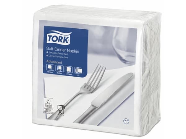 Soft Middagsservietter 477577 Tork, 100 stk.