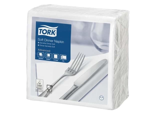 Soft Middagsservietter 477577 Tork, 100 stk.