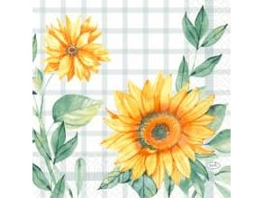 Serviet Duni 33x33 cm 3-lags Sunflower Day,10 pk x 50 stk/krt