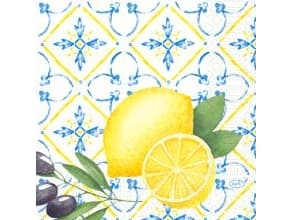 Servett Duni 33x33 cm 3-lagig Mediterrian,50 st/pk