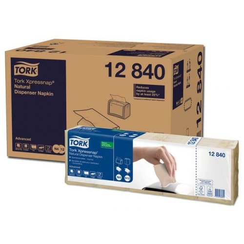 Servett TORK Adv N4 1-lag natur 1125/fp