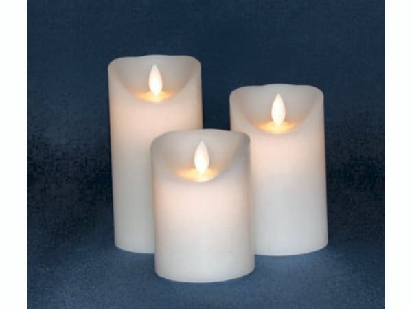Bloklys m/LED 15cm ekskl. batteri