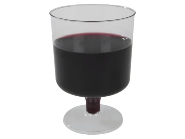 Rødvinsglas på fast fod PS 23cl, 20cl klar 10stk/ps