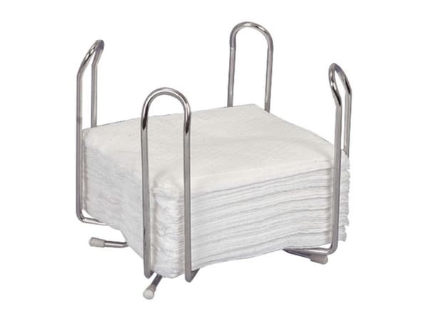 Dispenser for Napkins, chrome 130mmx130mm, pack of 1 piece
