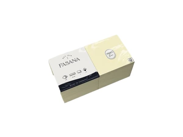 Servetter Fasana 1/4 vik 3-lagers kräm 24cm 4x250st Vit 1x1x1mm (1000EA)