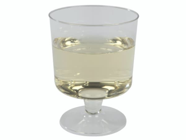 Hvidvinsglas på fast fod PS 15cl, 17cl klar 10stk/ps