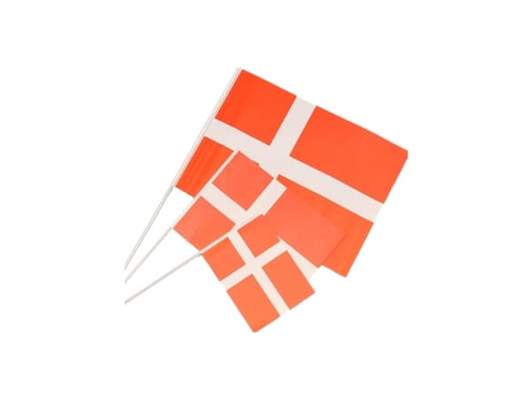 Flag papir på pind 20x27cm 10stk/pak