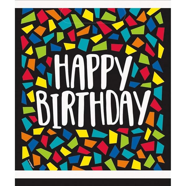 Unique Party Paper Mosaic Birthday Napkins (Pack of 16) Multicoloured One Size