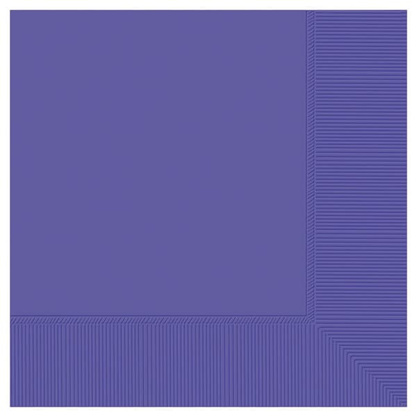 Amscan Servetter i 2 lager (16-pack) Purple One Size