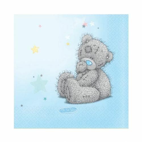 Amscan Me To You Party Napkins (Pack of 16) Blue/Grey One Size