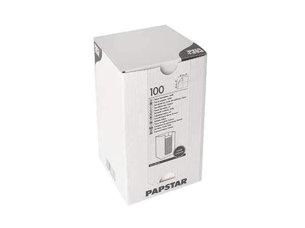 Papstar 87361, Hvit, Tørkepapir, Monokromatisk, 33 g/m², 200 mm, 200 mm