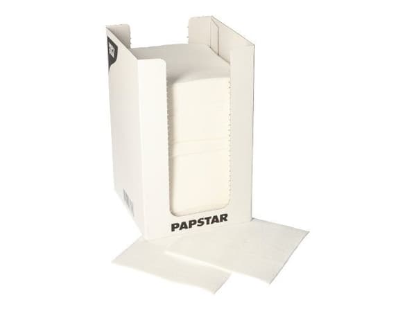 Papstar 87361, Hvit, Tørkepapir, Monokromatisk, 33 g/m², 200 mm, 200 mm