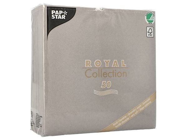 Papstar 10822, Harmaa, Käsipaperi, Yksivärinen, 54 g/m², 400 mm, 50 kpl