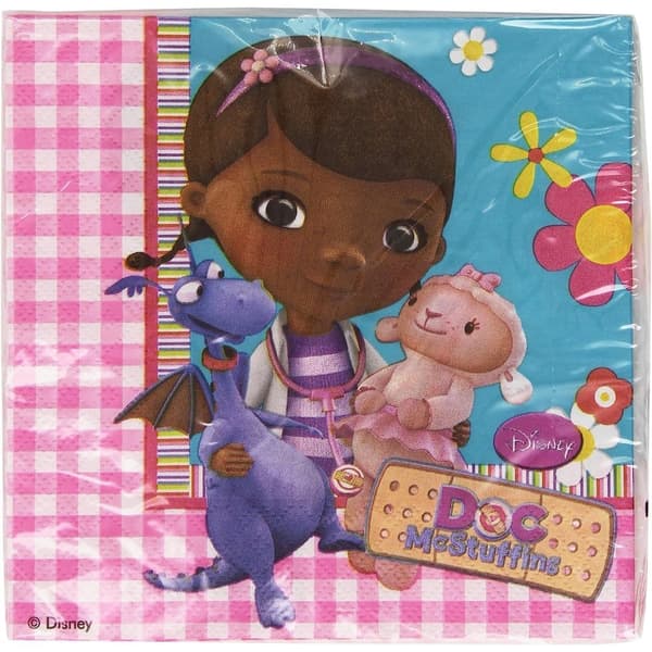 Doc McStuffins Servetter i 2 lager (20 st)