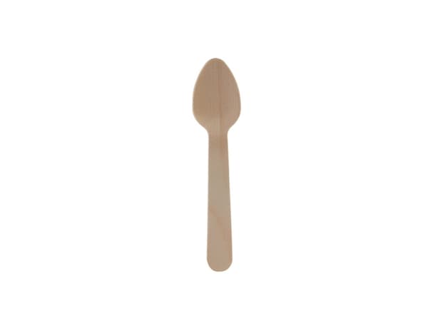 Träbestick issked 11cm vaxad 100 st/pack - (100 st)