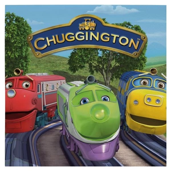 Chuggington Logo Napkins (Pack of 20) Multicoloured One Size