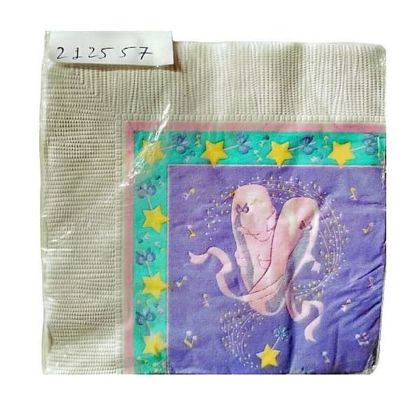 Amscan Magic Slippers 3 Ply Napkins (Pack of 16) Multicoloured One Size