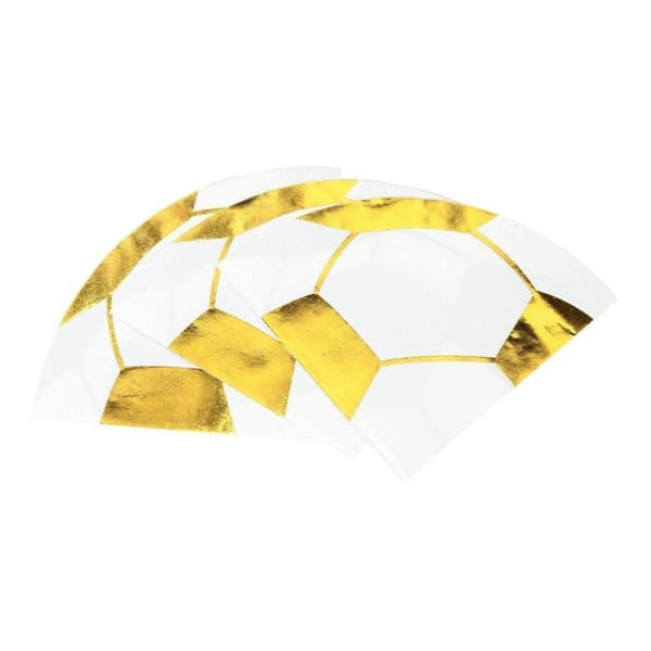Servetter Fotbollsformade- Partydeco