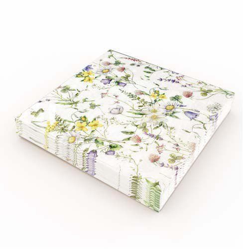 Servetter Ängsblomma 20-pack Gullers