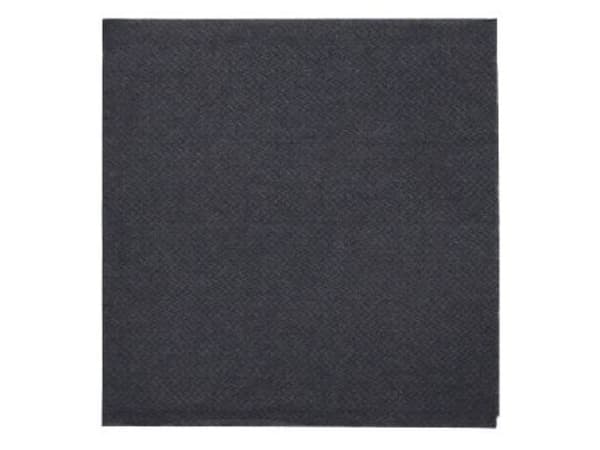 Papstar 89611, Svart, Textil, Torg, 240 mm, 240 mm, 150 styck