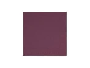 Kahvinserviisi, Duni, 3-kertainen, 1/4 taitettu, 24x24cm, luumu