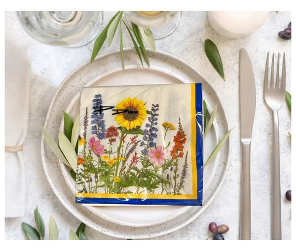 Servetter Blomster 33x33 cm 20-pack