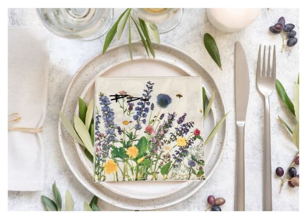 Servetter Sommaräng 33x33 cm 20-pack