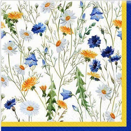 Servetter Sommarblommor 20-pack Gullers