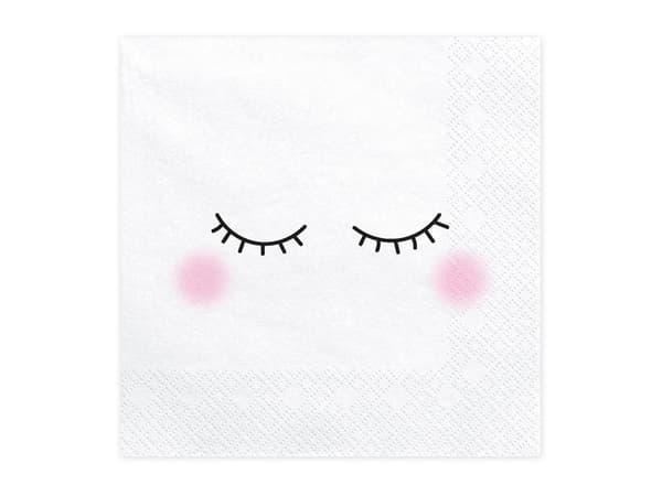Servietter Smiley, 33x33cm (1 pakke / 20 stk.)