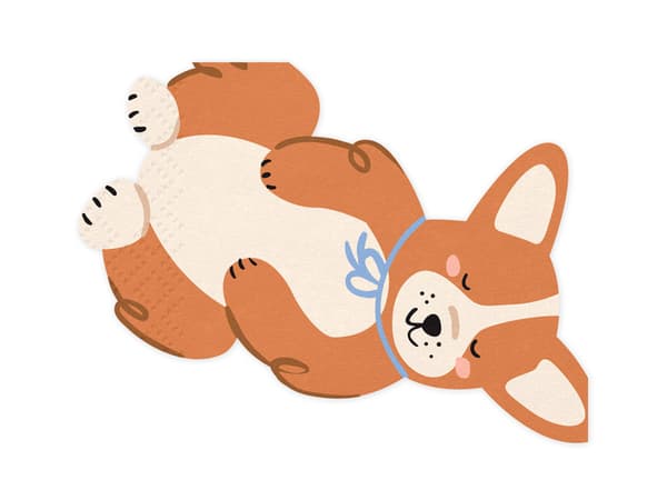 Corgi-lautasliinat, 11x15 cm, sekoitus (1 pakkaus / 12 kpl)