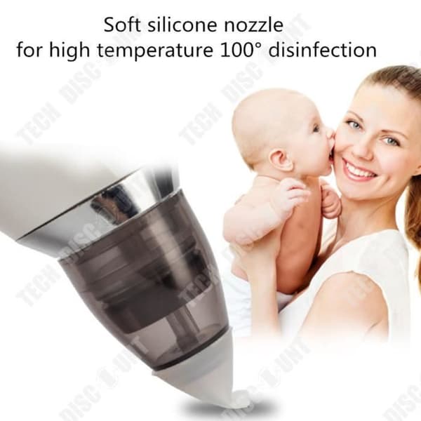 TD® Newborn Baby Nasal Aspirator Clean Snot Elektrisk Silikonspets Högeffektiv rengöringsmedel Hög kvalitet