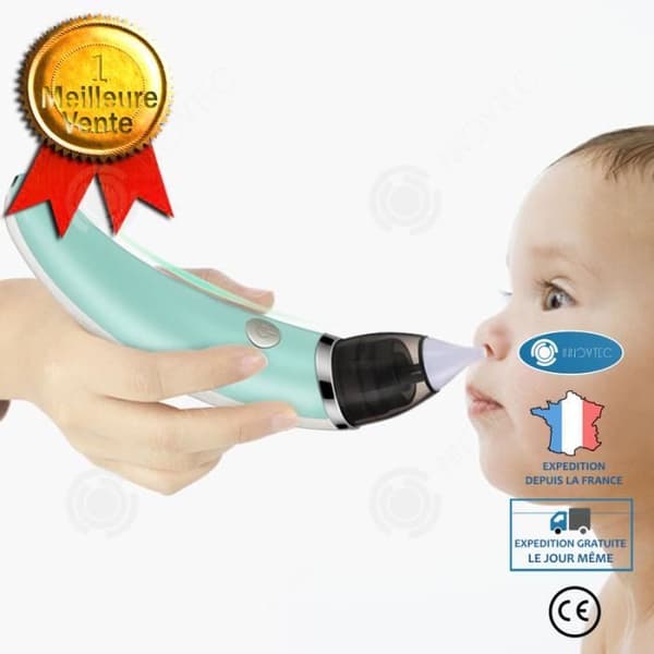 I® elektrisk näsrengöring för baby, säker och snabb elektrisk nässug, lämplig för spädbarn, sniffning, nyfödd