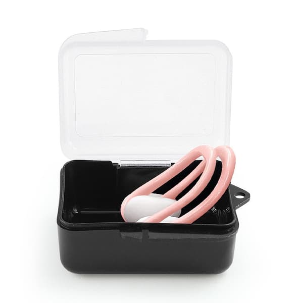 INF Dubbel Näsklämma med Fodral - 2-pack Rosa