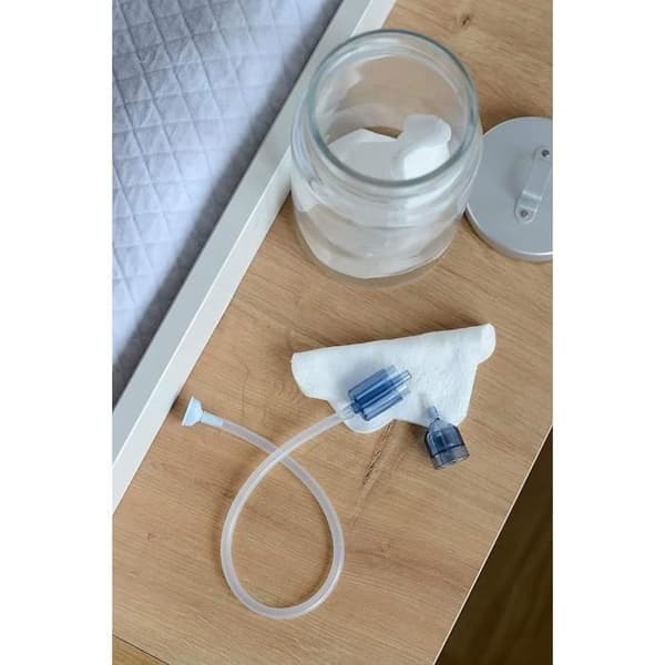 BEABA, Babyfluga, Minidoo manuell nässug, Skalbar, 2 tips, 0-3 månader och över 3 månader, Mineral