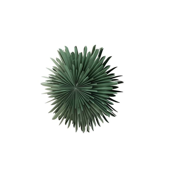 Sälen julestjerne med lys papir Ø80 cm pendel grønn.