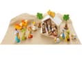 Miniatyrbild 1 av 4: Julkrubba i trä - Sevi - Komplett - 20 stycken - Flerfärgad - 29 x 19 x 19 cm
